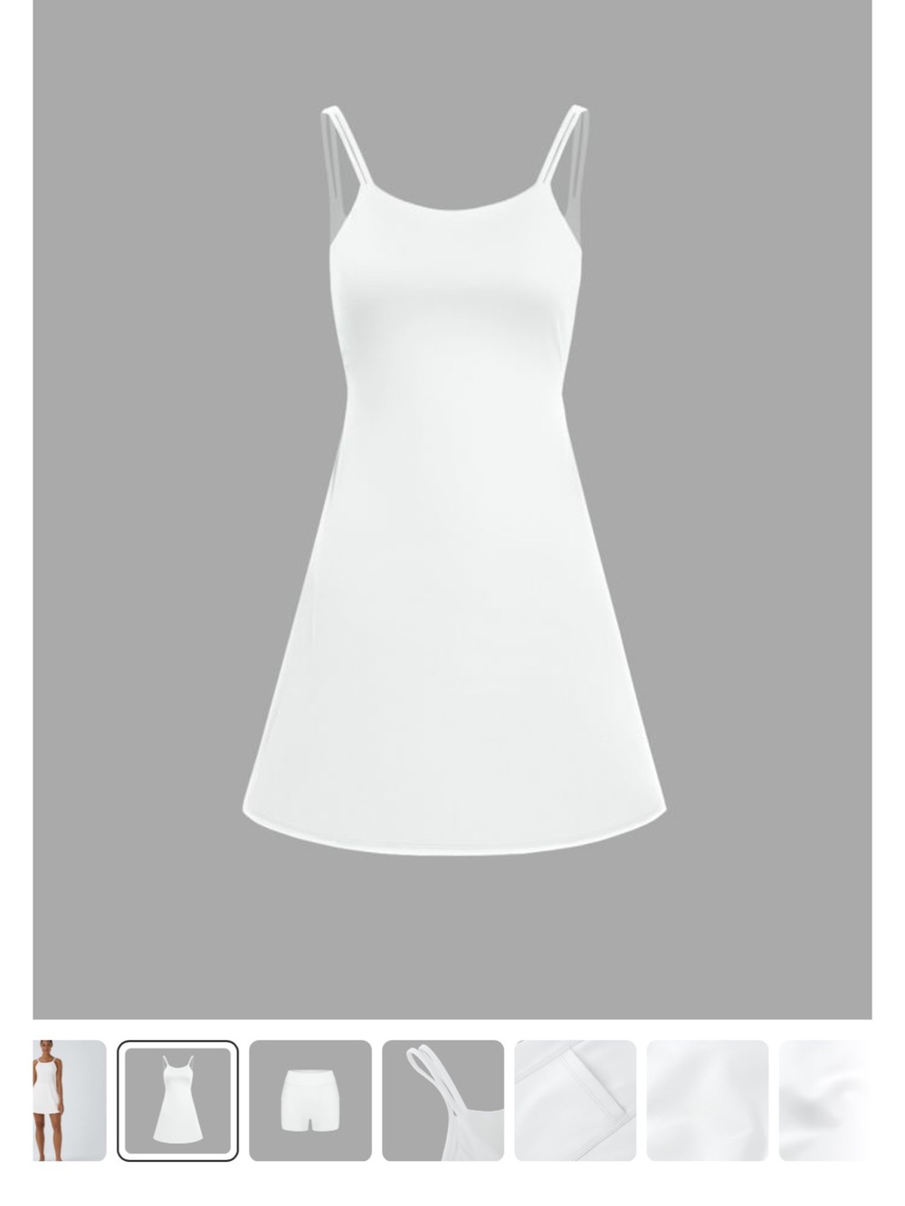 Halara SoftlyZero Plush Double Straps 2 Piece Pockets Active Dress A-D Cups - Picture 7 of 10